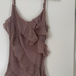 Elegant Brown Maxi Dress